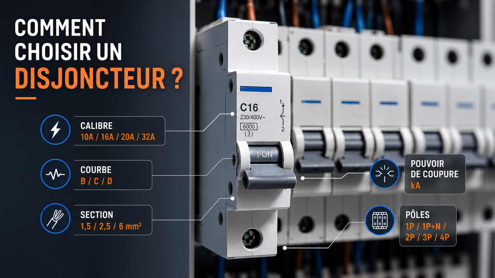 Comment choisir un disjoncteur ? Le guide pour faire le bon choix