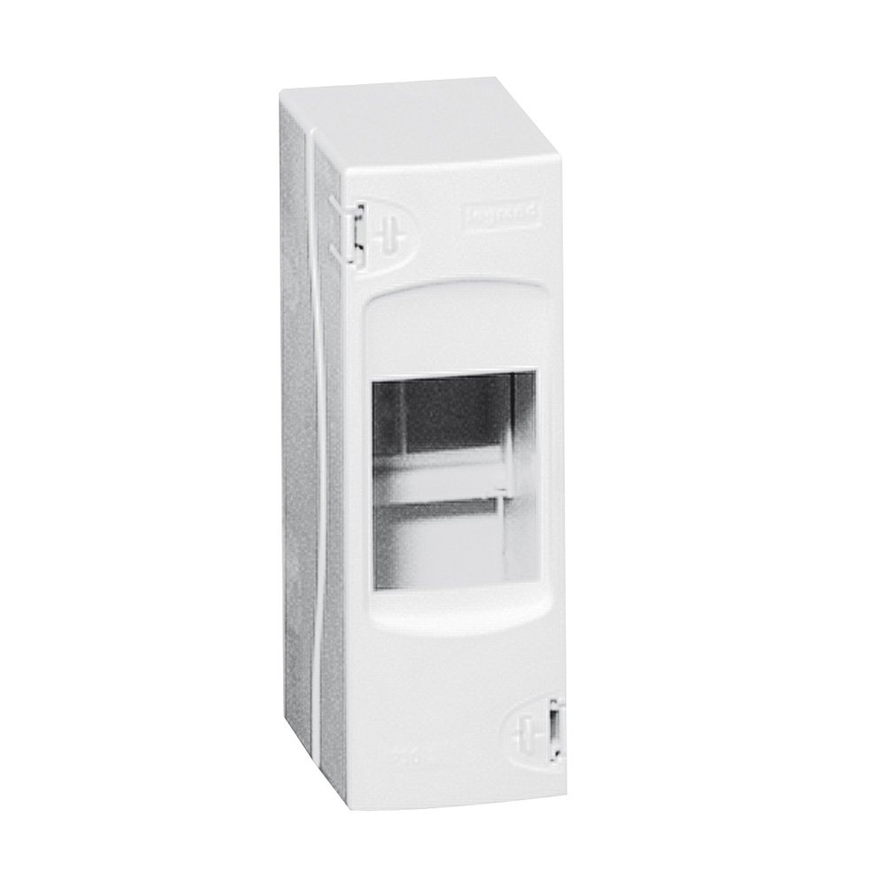 Coffret Cache Borne Apparent 2 Modules 140 × 50 × 72 mm Blanc IP30 Lexiclic 001302