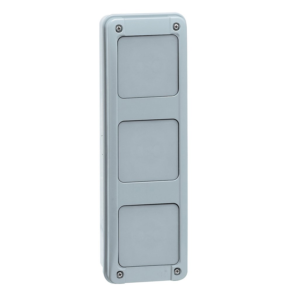 Gaine Multifonction Apparent 432 × 137 × 123 mm Gris IP65 IK09 Pour Coffret Etanche Plexo3 2R 001917