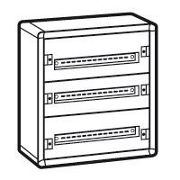 Coffret Distrib Metal Apparent 3R 72 Modules 575 × 600 × 147 mm Gris Ip43 IK08 XL3 160 020003