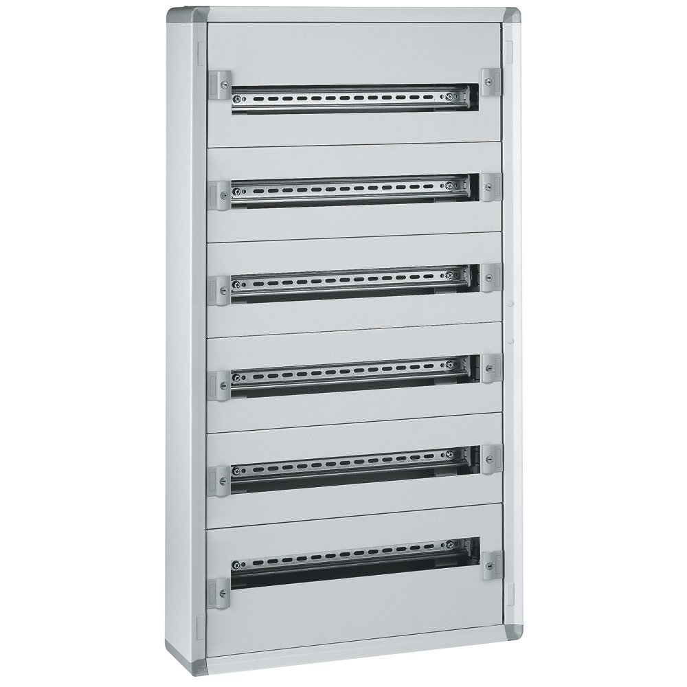 Coffret Distrib Metal XL3 160 6 Rangees 144 Modules 1050 × 575 × 147 mm Ip43 020006