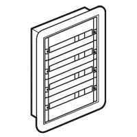 Coffret Distrib Metal Encastré 4R 90 Modules 575 × 750 × 100 mm Gris Ip43 IK08 XL3 160 020014
