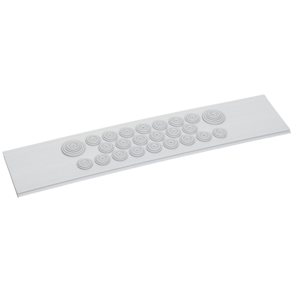 Plaque a Embout 2 × 4 mm a 32 mm Et 22 × 4 mm a 20 mm Gris Pour Coffret XL3 160 Isolant XL3 020071