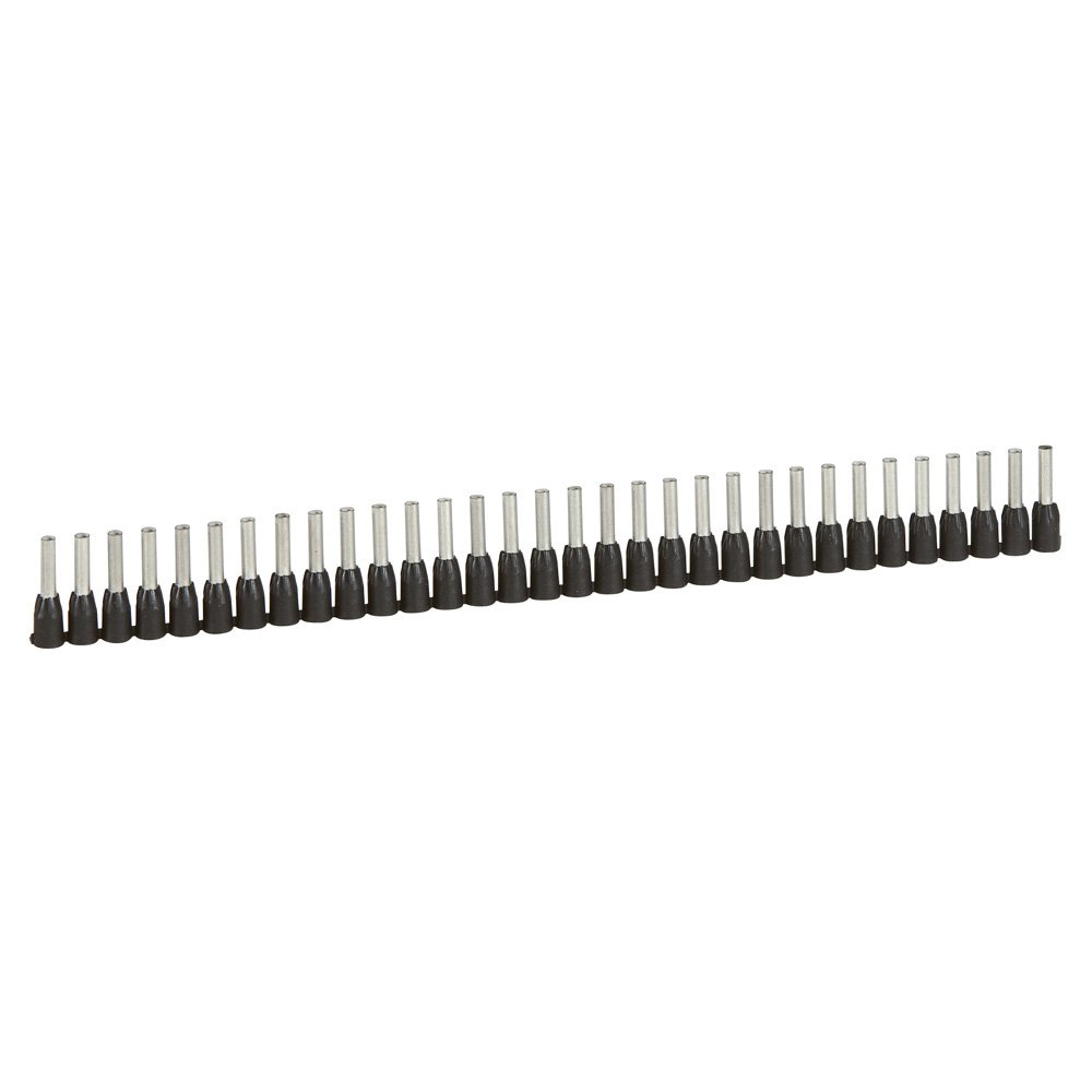 Embout De Cablage a Collerette Isolante 1.5 Mm² (bande De 25) Noir STARFIX 037664