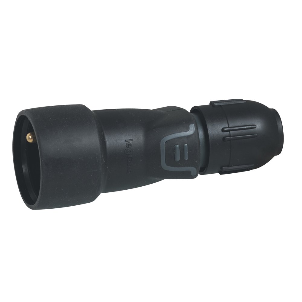 Fiche Femelle Auto 2p+t 230V 3500W 16A Noir 050111