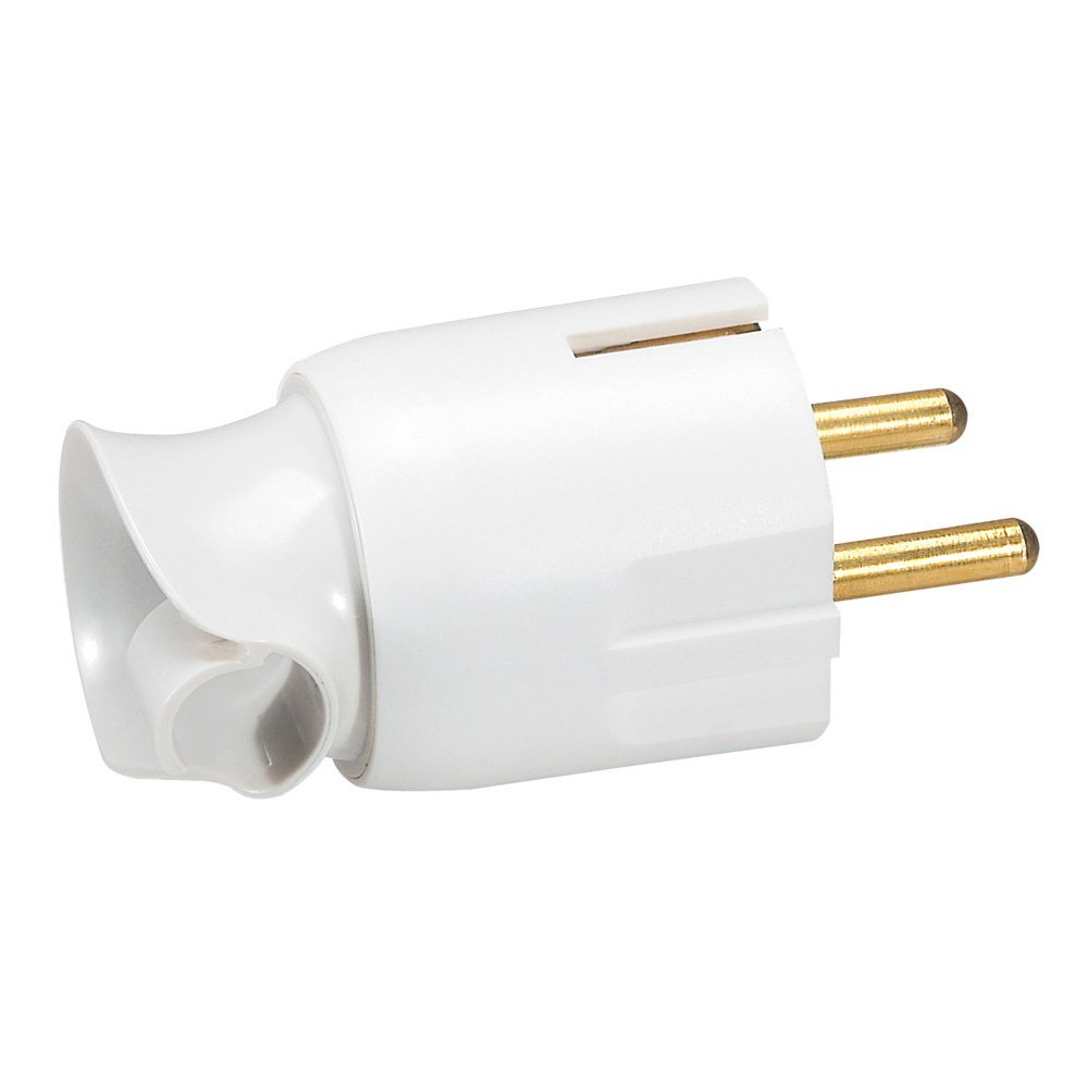 Fiche Male Fr-sc Orientation 2p+t 230V 3500W 16A Blanc 050172