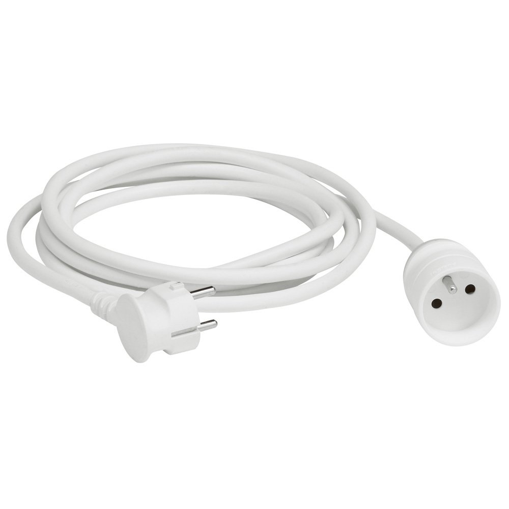 Rallonge Avec Eclips De Protection 3 m 2p+t 230V 3500W 16A Blanc 051600