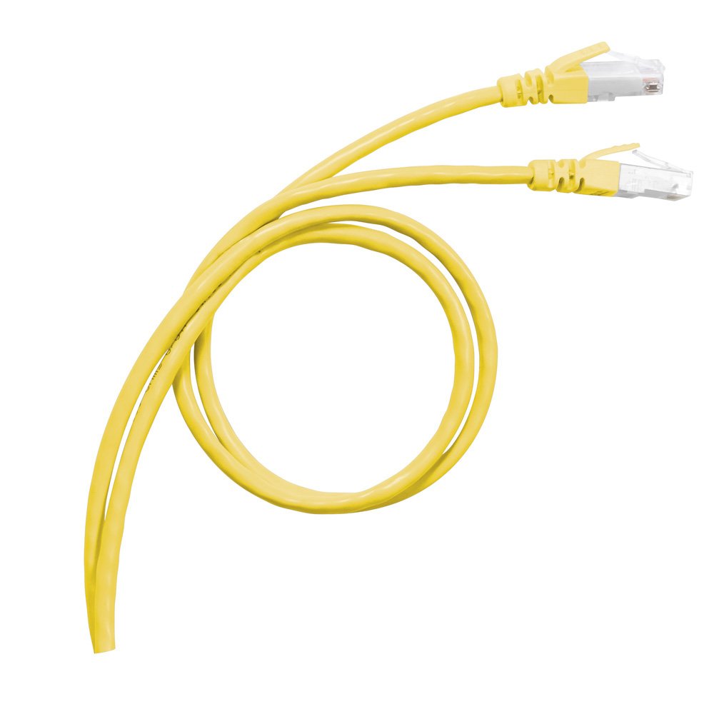 Cordon RJ45 CAT6A S/ftp Blinde 1 m Jaune LCS3 051780