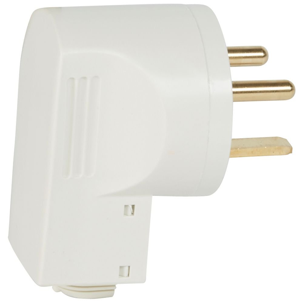 Fiche Male Sortie Laterale Avec Serre Câble 2p+t 230V 20A Ivoire 055152