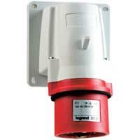 Prise Industrielle Male Droit 3p+n+t 400V 16A IP44 Rouge P17 057589
