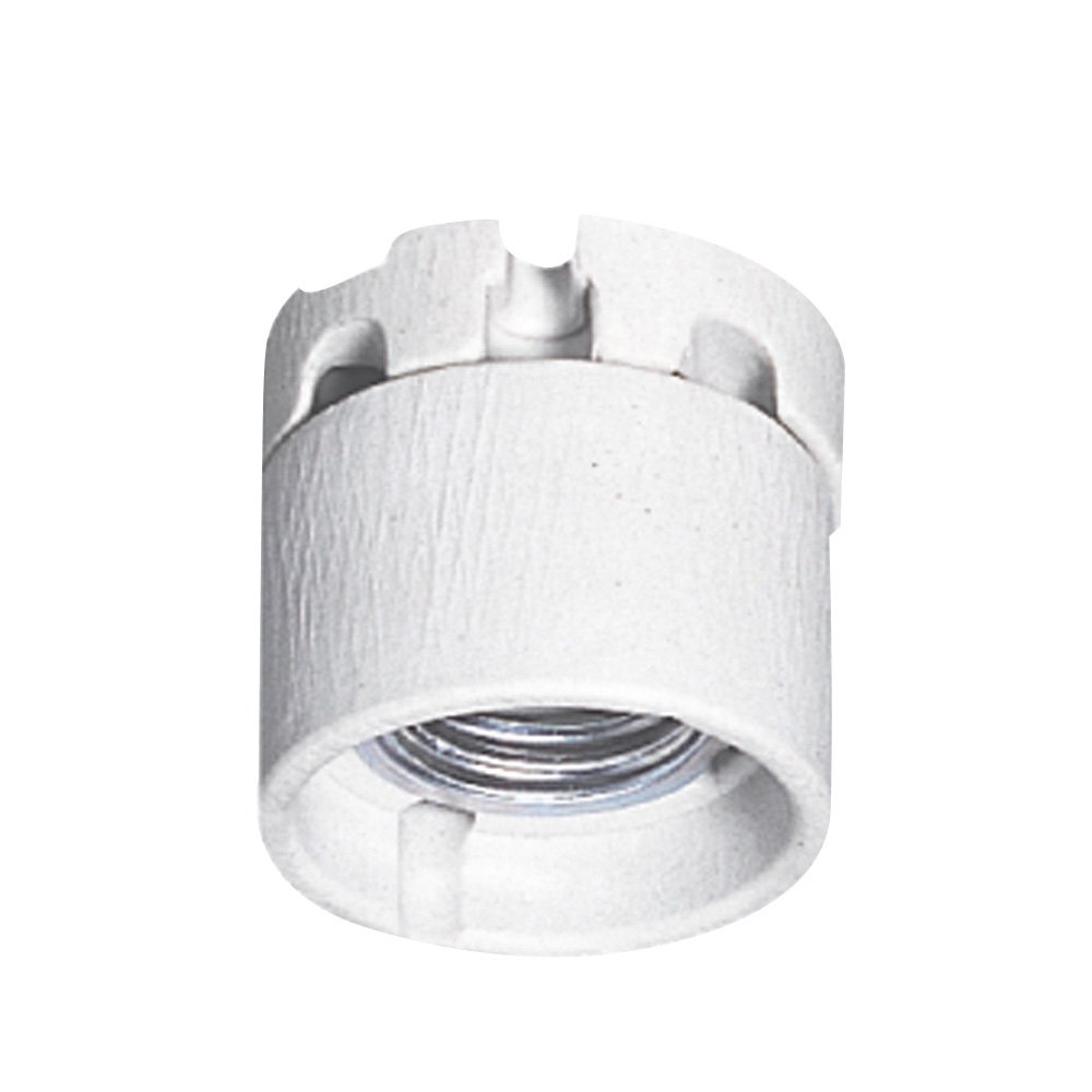 Douille Porcelaine E27 500V 150W Blanc 060130