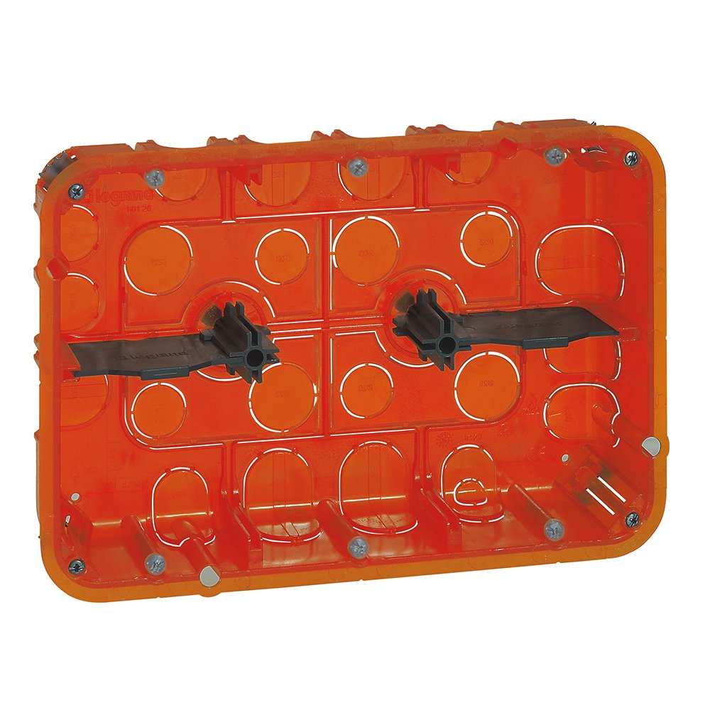 Boîte D'encast Multimat Prof 50 mm 2 × 3P 2 × 8 Modules BATIBOX 080126
