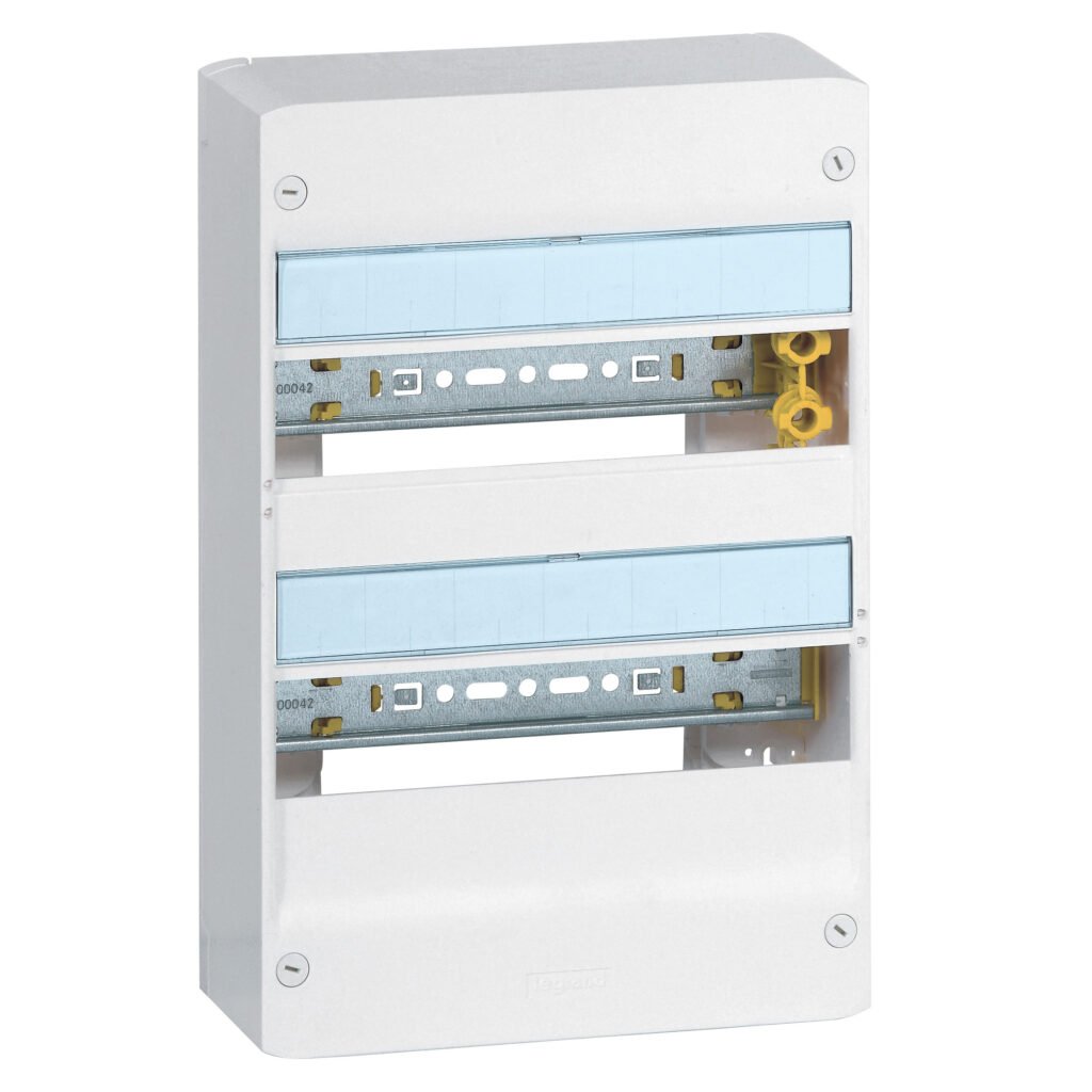 Coffret Sans Porte Apparent 2R 13 Modules 375 × 250 × 103.5 mm Blanc IP30 IK05 DRIVIA 401212