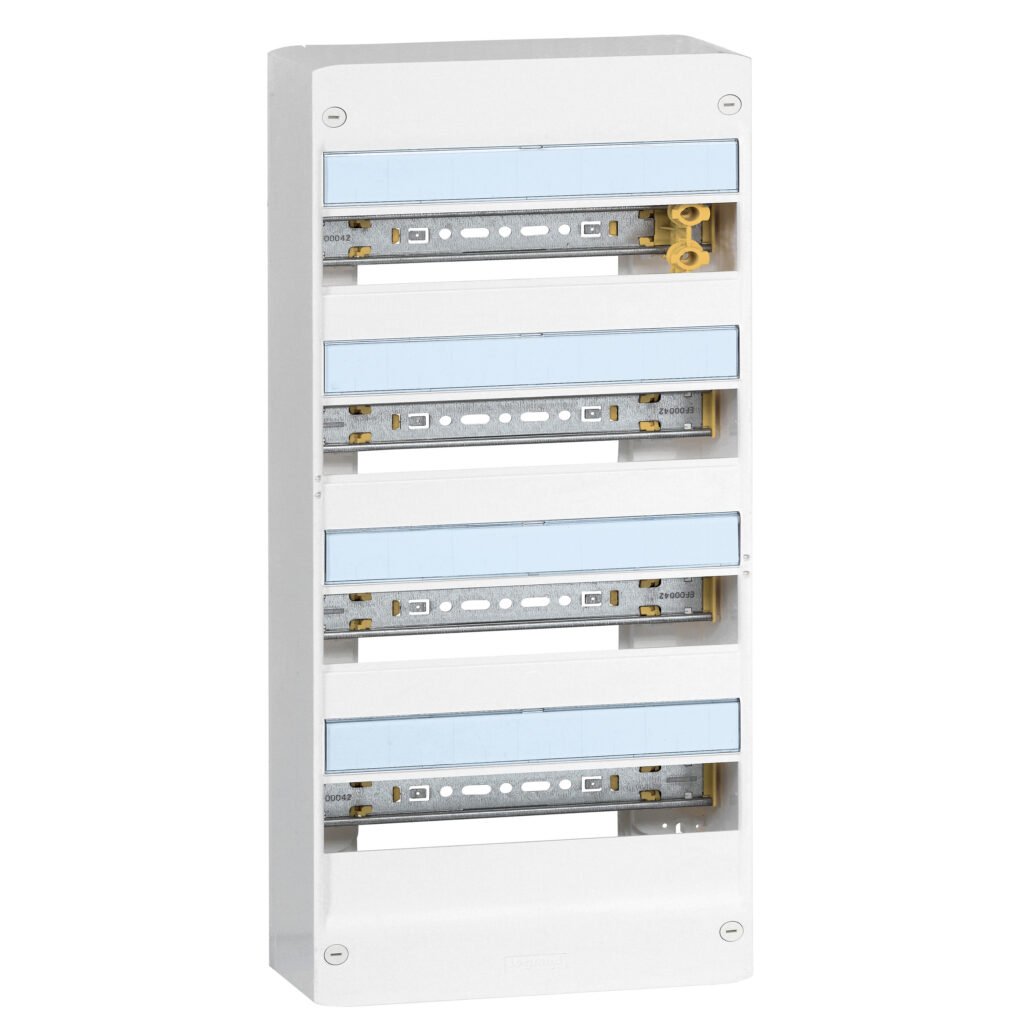Coffret Sans Porte Apparent 4R 13 Modules 625 × 250 × 103.5 mm Blanc IP30 IK05 DRIVIA 401214