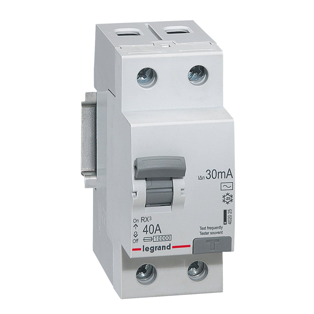 Interrupteur différentiel Legrand RX3 2P 40A AC 30mA