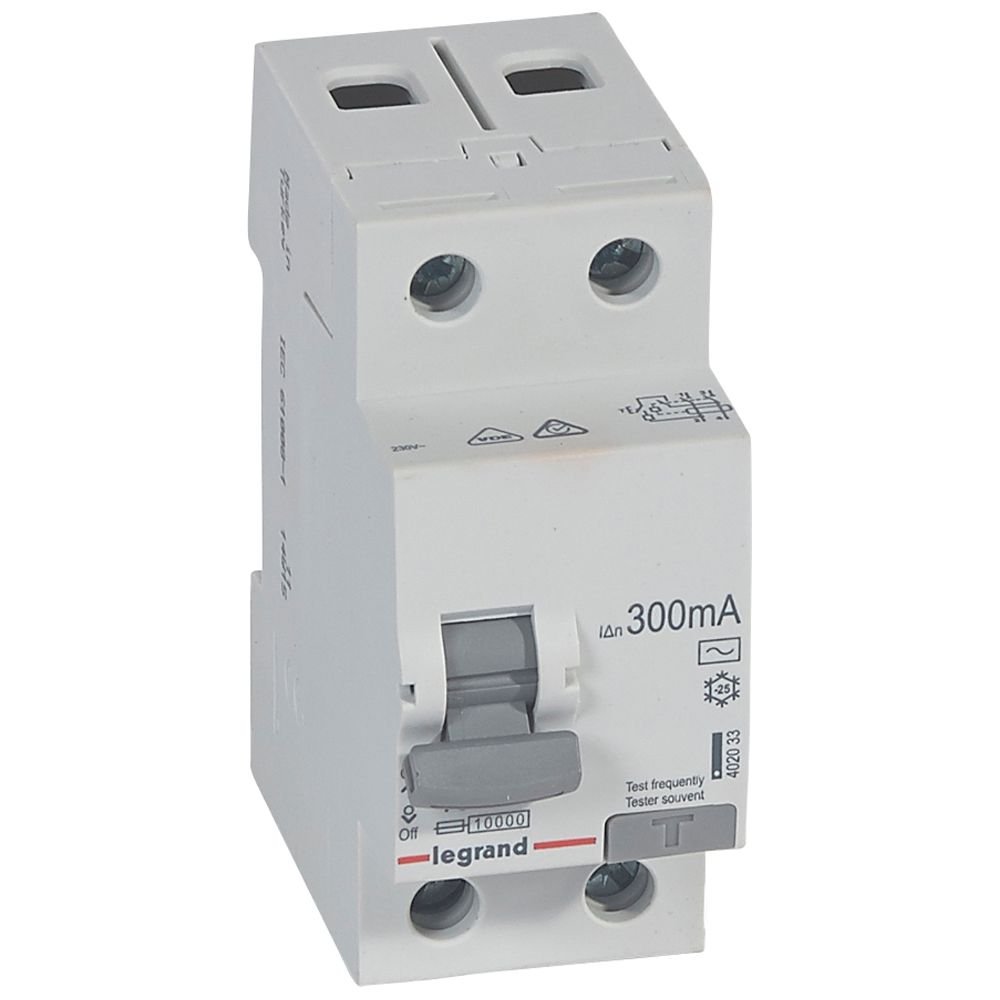 Interrupteur différentiel Legrand RX3 2P 40A AC 300mA