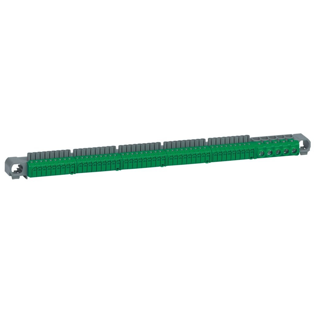 Bornier De Repartition Terre 5 Connexion 6-25 Mm² - L332 mm Ip2x IK04 405057