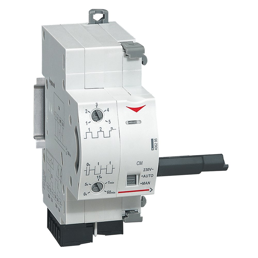 Disjoncteur divisionnaire DX3 COM MOT 230V + REENCL automatique protection électrique Legrand 406295