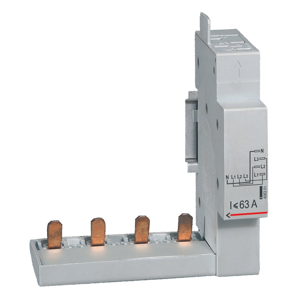Disjoncteur divisionnaire DX3 module RACC HAUT 4P automatique protection électrique Legrand 406301
