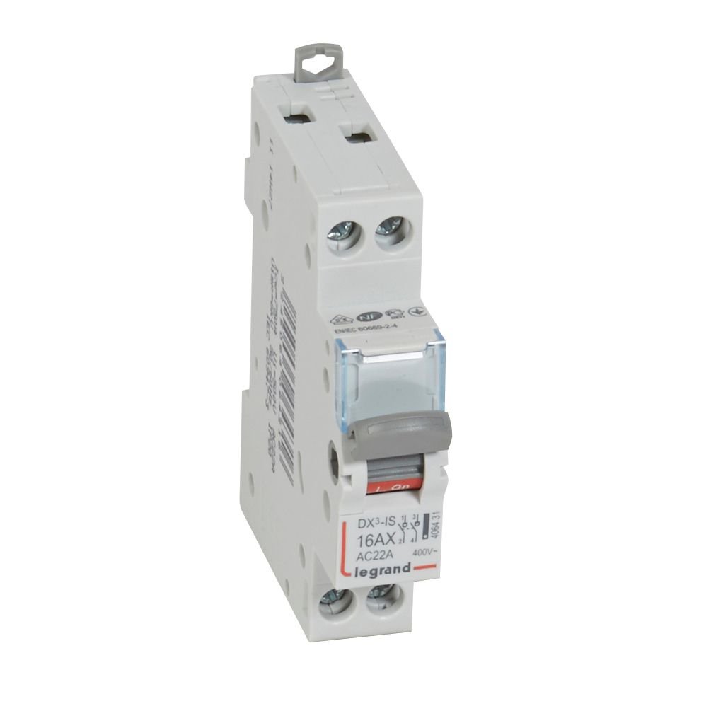 Interrupteur-sectionneur Legrand DX3-IS 2P 16A 406431
