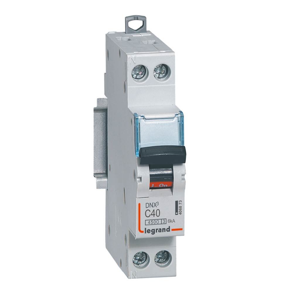 Disjoncteur Legrand DNX³ 40A courbe C 1P+N 406873