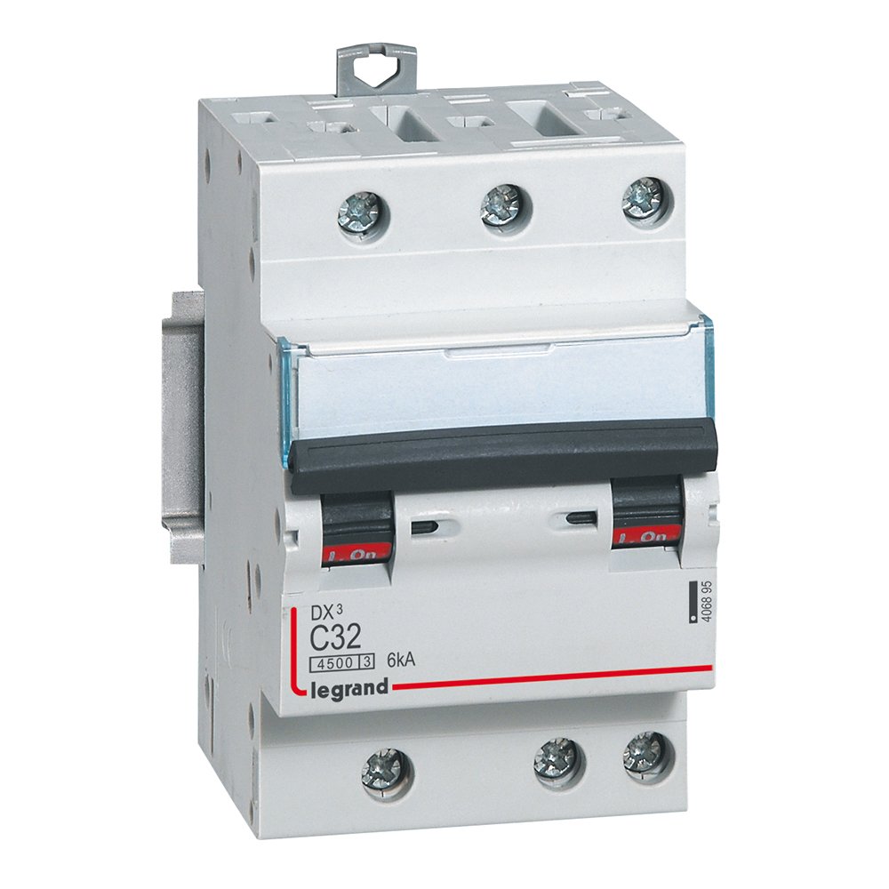 Disjoncteur Legrand DX³ tripolaire 32A courbe C 406895