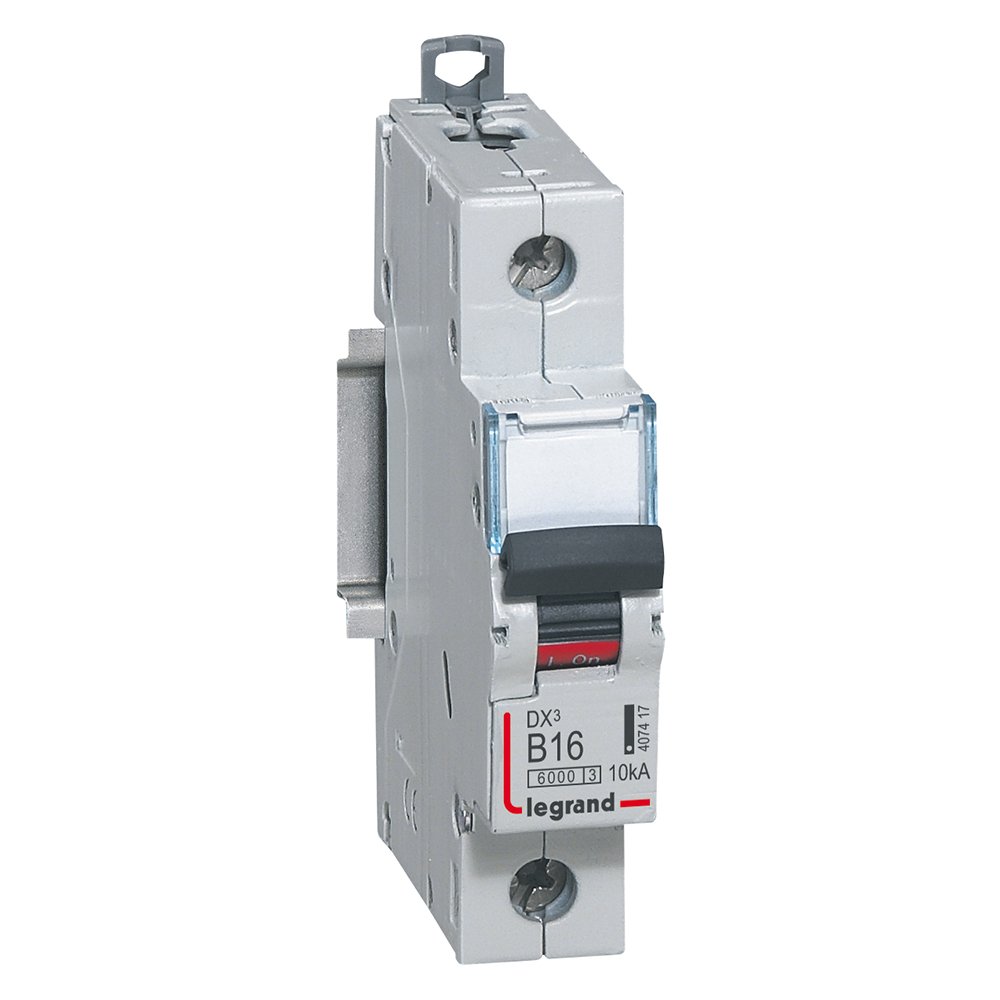 Disjoncteur Legrand DX³6000 1P 16A courbe B 407417