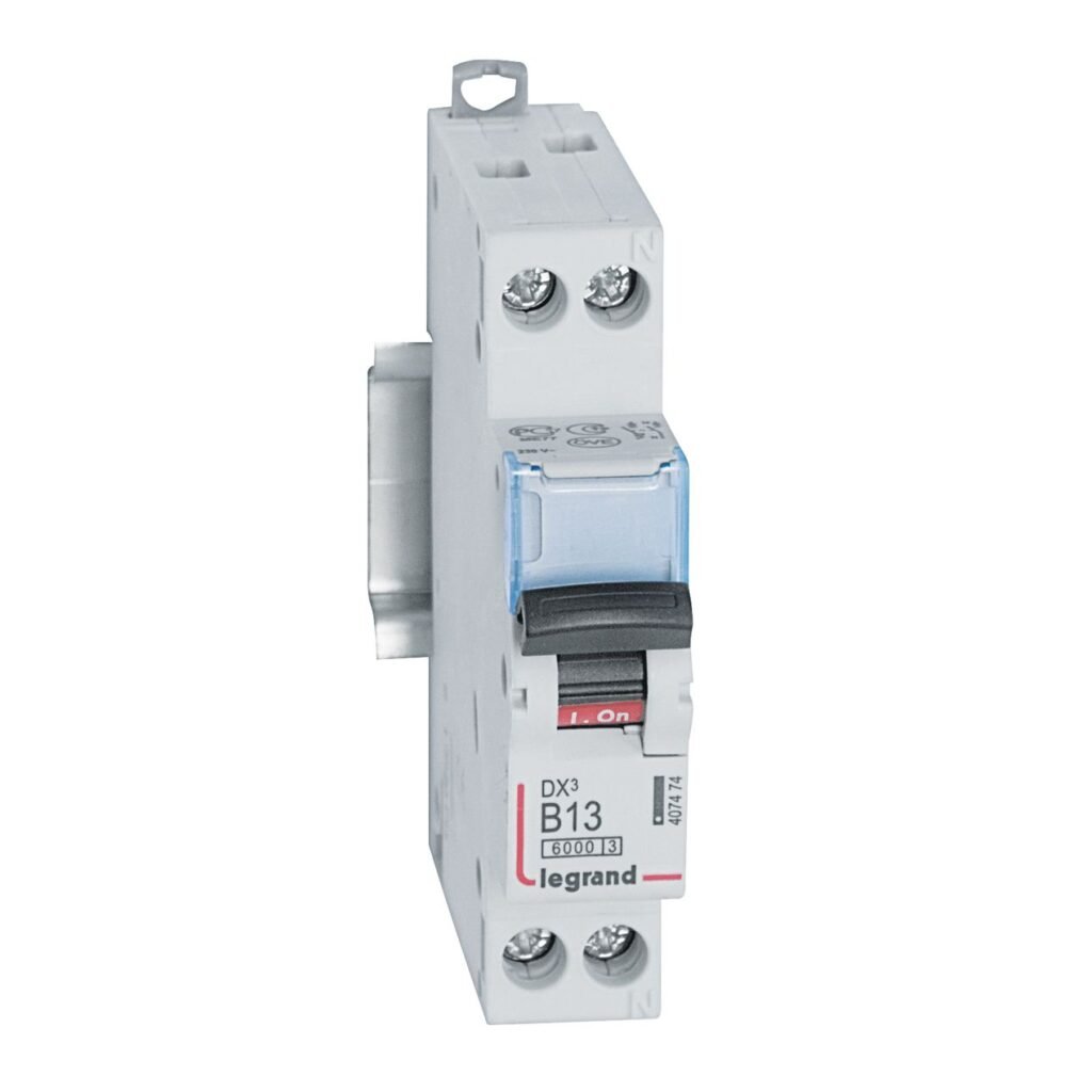 Disjoncteur Legrand DX3 1P+N B13 6000A