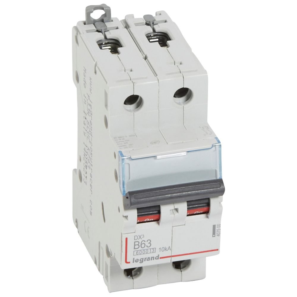 Disjoncteur Legrand DX3 2P B63 63A 6000A