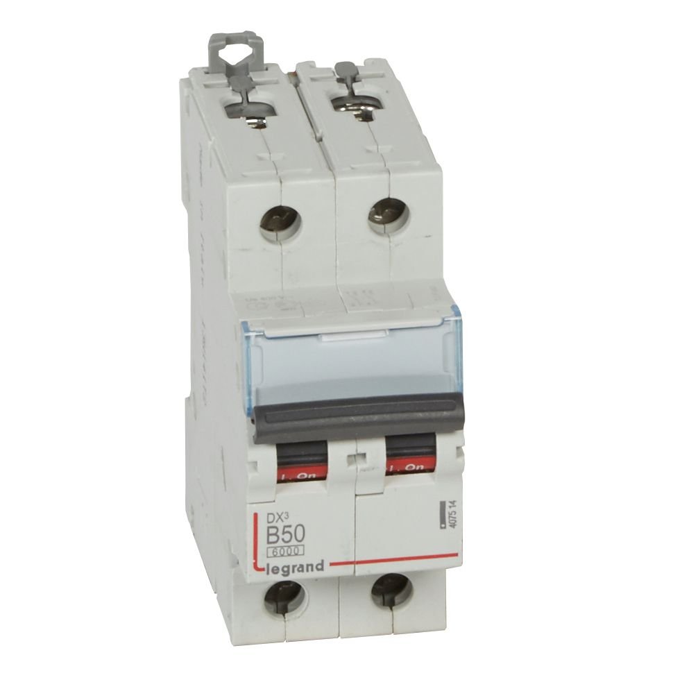 Disjoncteur Legrand DX3 2P B50 50A 6000A