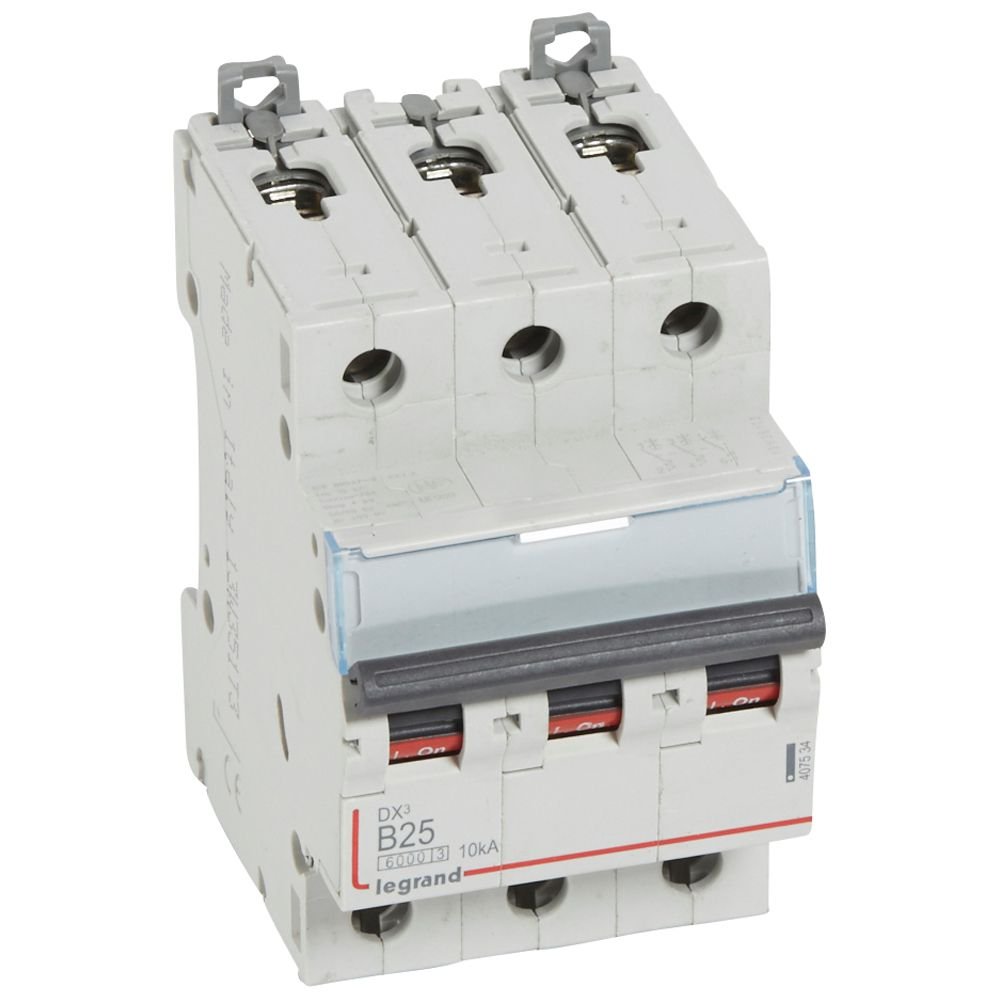 Disjoncteur Legrand DX3 3P B25 6000A/10kA