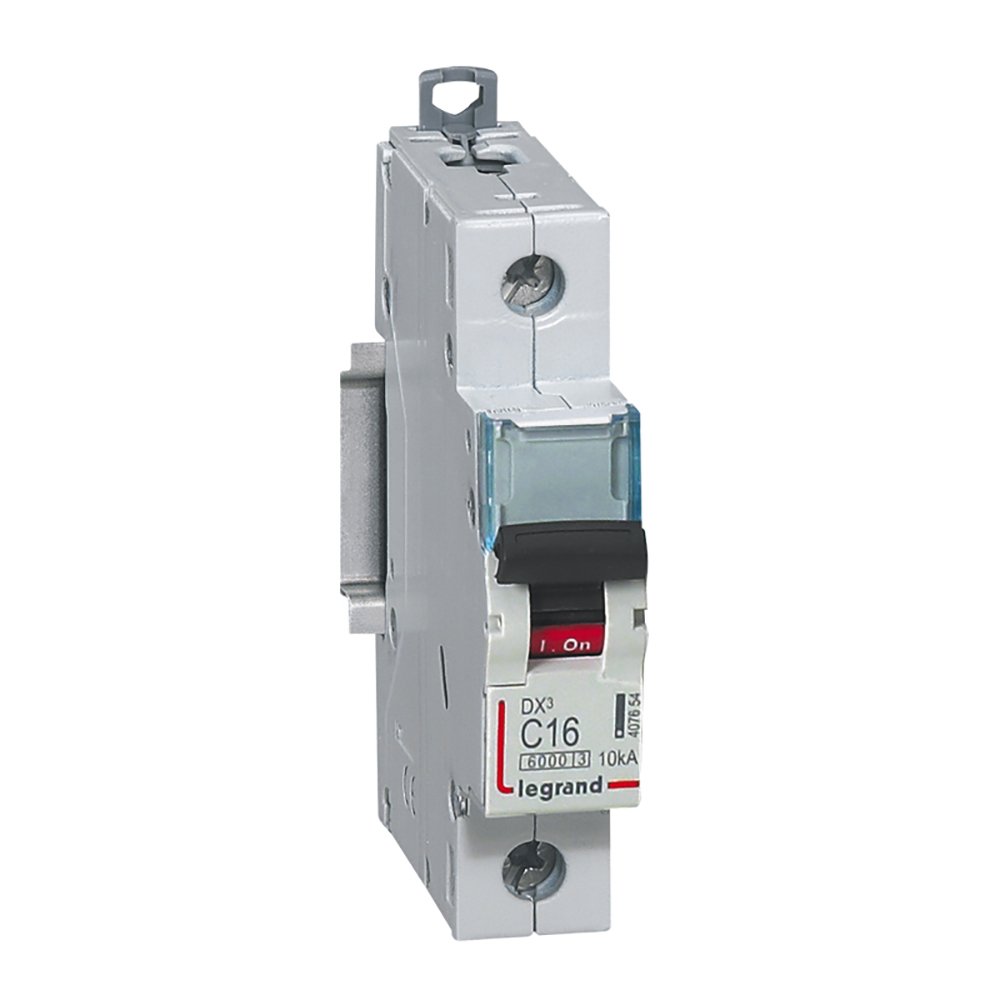 Disjoncteur Legrand DX³ 1P C16A 6000A/10kA 407654