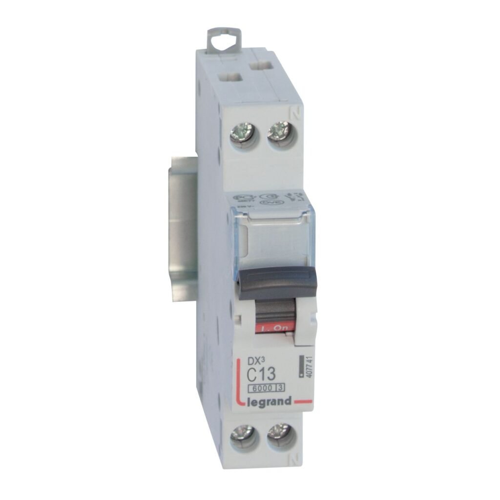Disjoncteur Legrand DX3 1P+N 13A courbe C