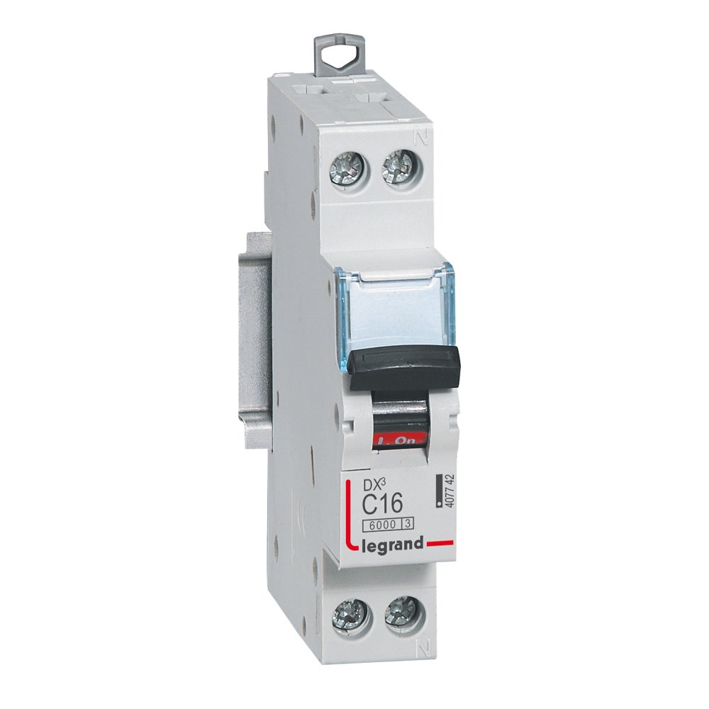 Disjoncteur Legrand DX3 1P+N 16A courbe C