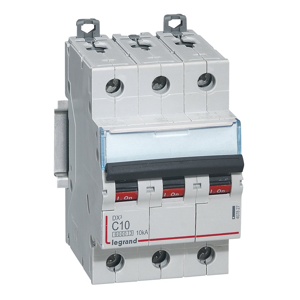 Disjoncteur Legrand DX³ 3P C10 6000A 10kA