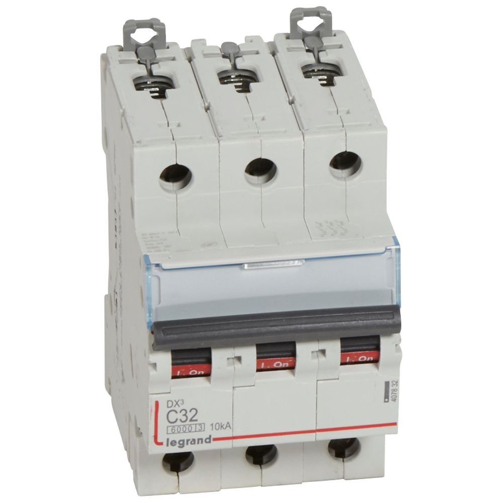 Disjoncteur Legrand DX³ 3P C32 6000A 10kA