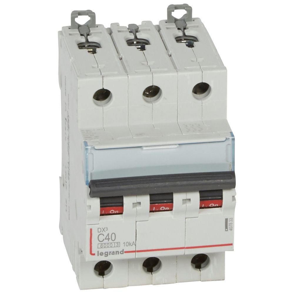 Disjoncteur Legrand DX³ 3P C40 6000A 10kA