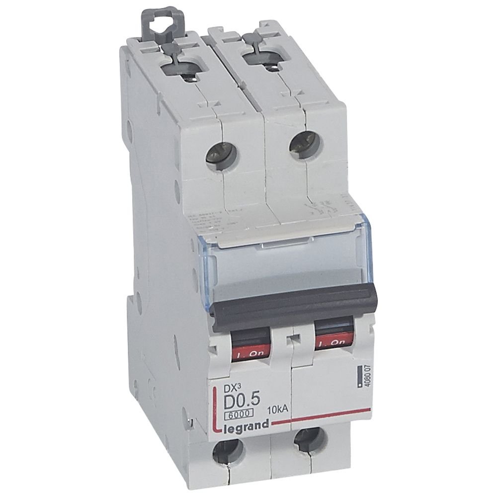 Disjoncteur Legrand DX3 2P D0,5 408007