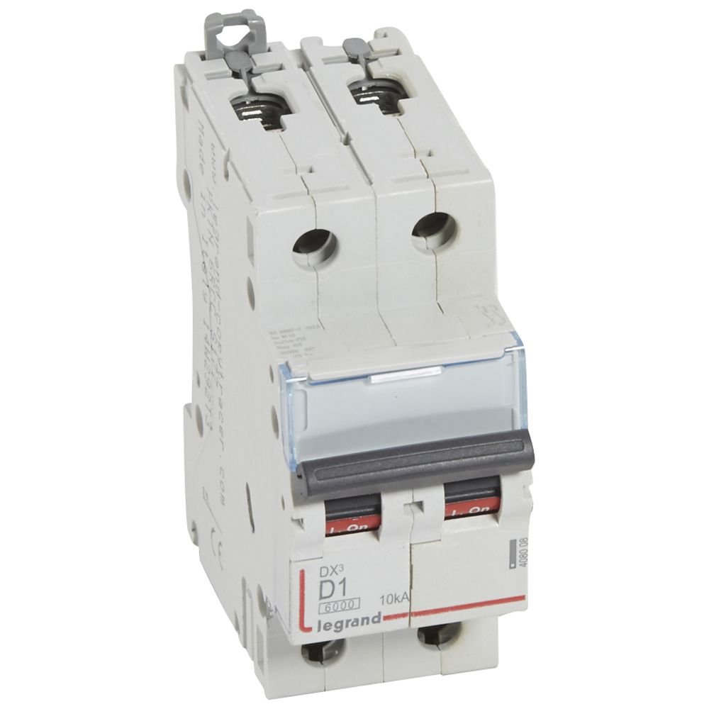 Disjoncteur Legrand DX3 2P D1 408008
