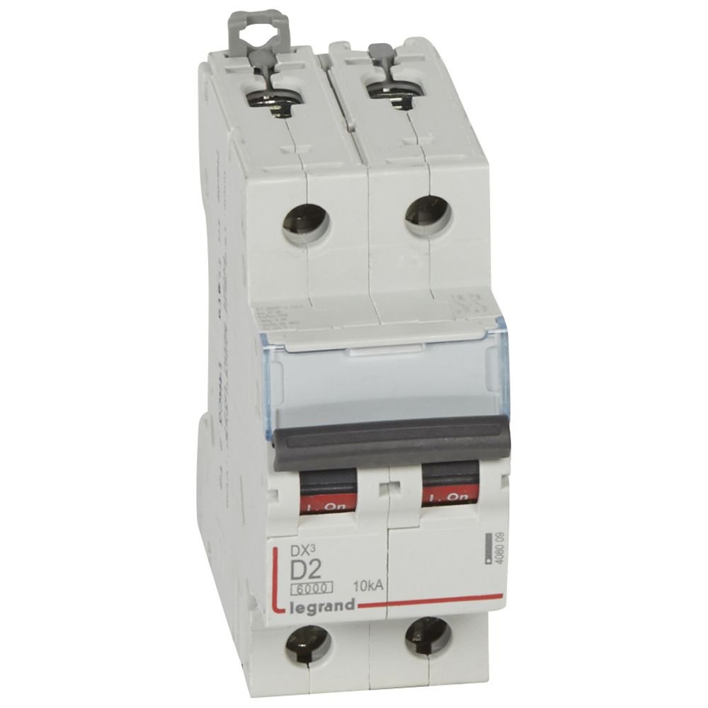 Disjoncteur Legrand DX3 2P D2 408009