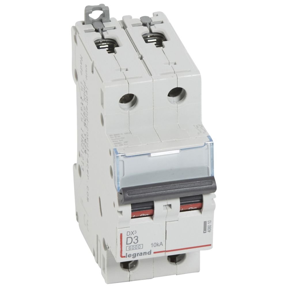 Disjoncteur Legrand DX3 2P D3 408010