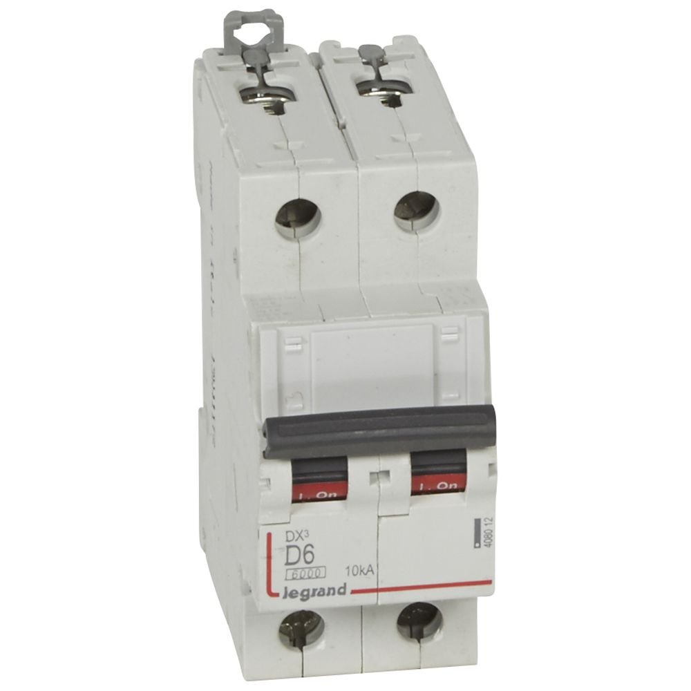 Disjoncteur Legrand DX3 2P D6 408012
