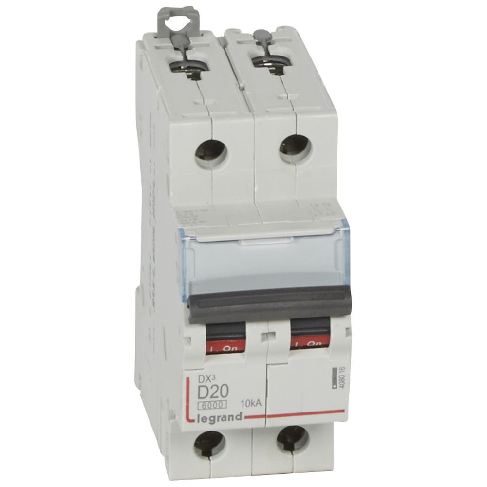 Disjoncteur Legrand DX3 2P D20 408016