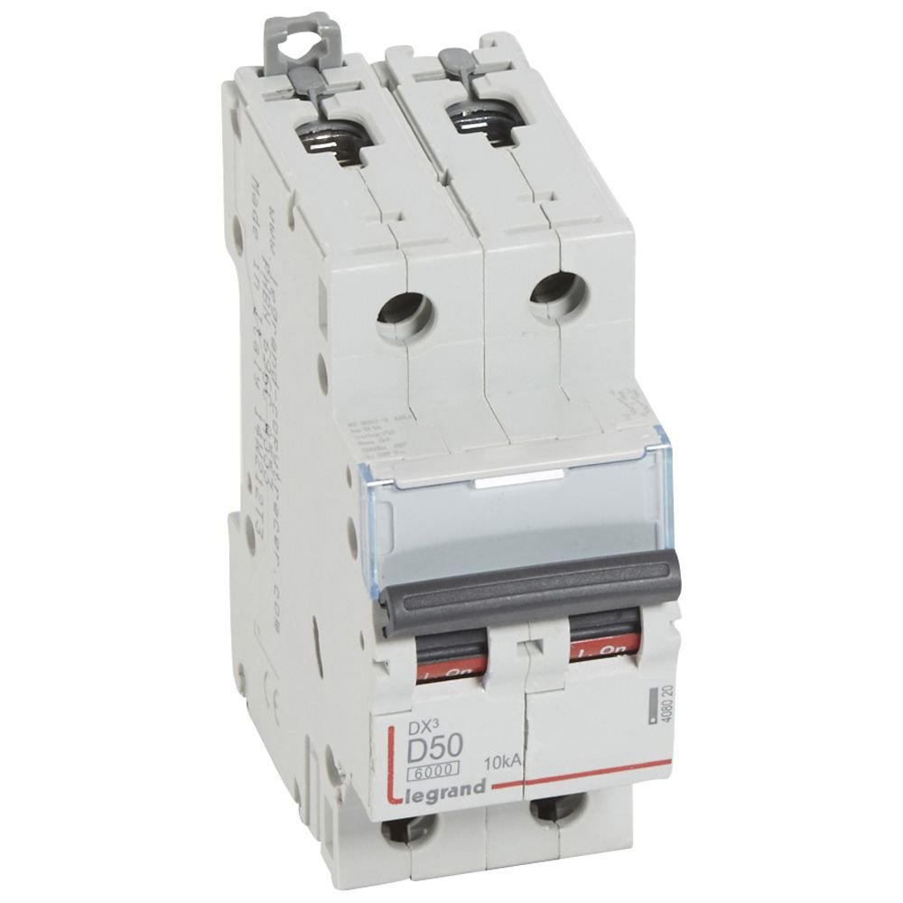 Disjoncteur Legrand DX3 2P D50 408020