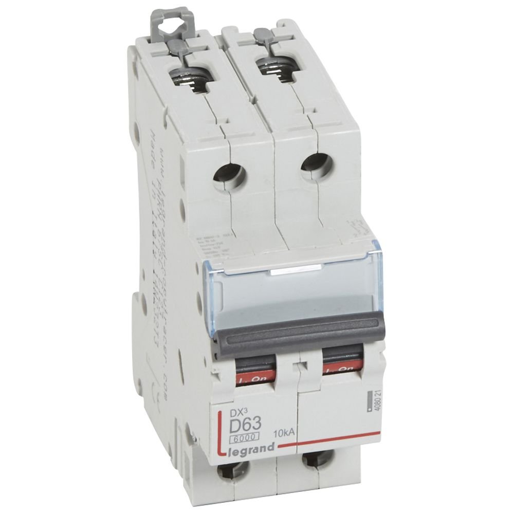 Disjoncteur Legrand DX3 2P 0,5A courbe D 408021