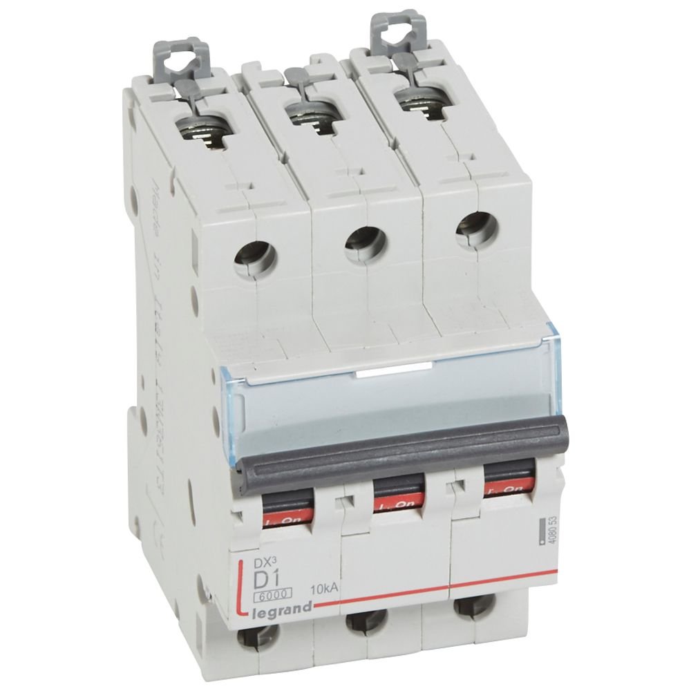 Disjoncteur Legrand DX3 3P 1A courbe D 408053