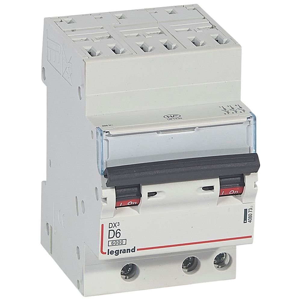 Disjoncteur Legrand DX3 3P D6 6000A automatique