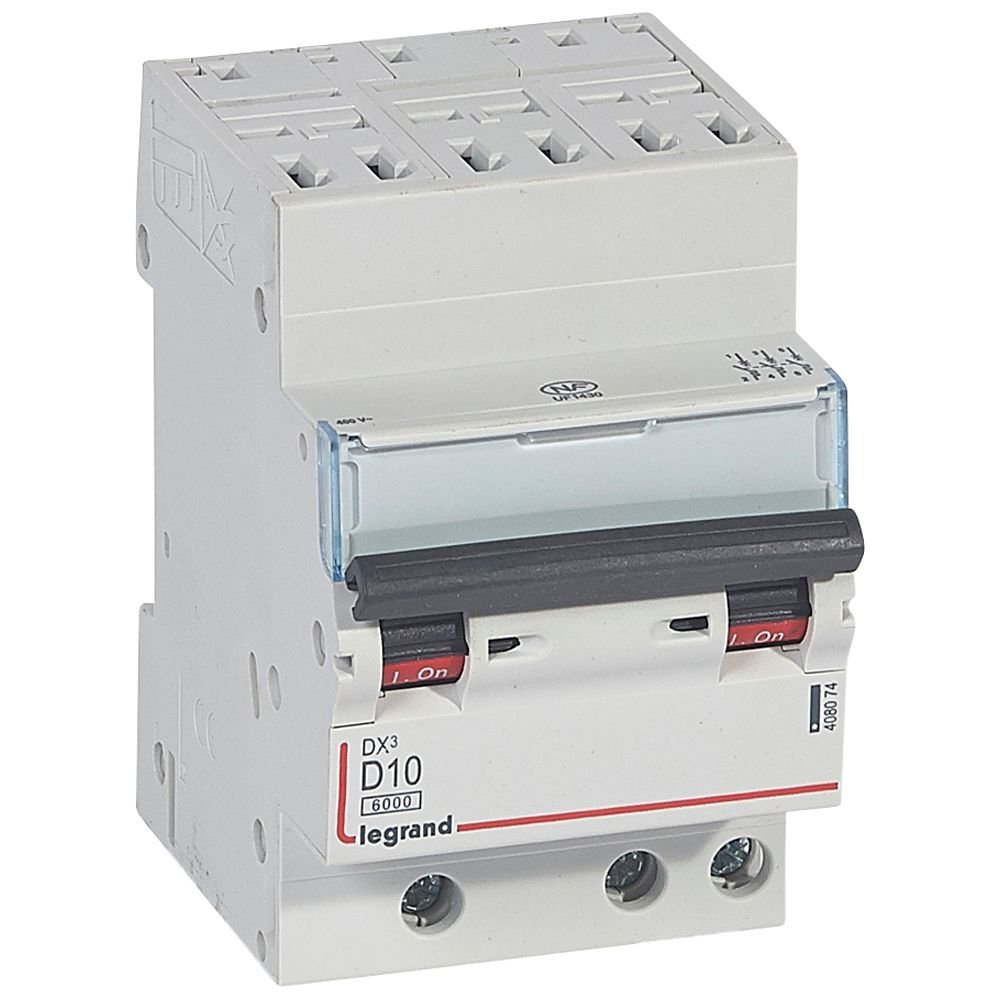 Disjoncteur Legrand DX3 3P D10 6000A automatique