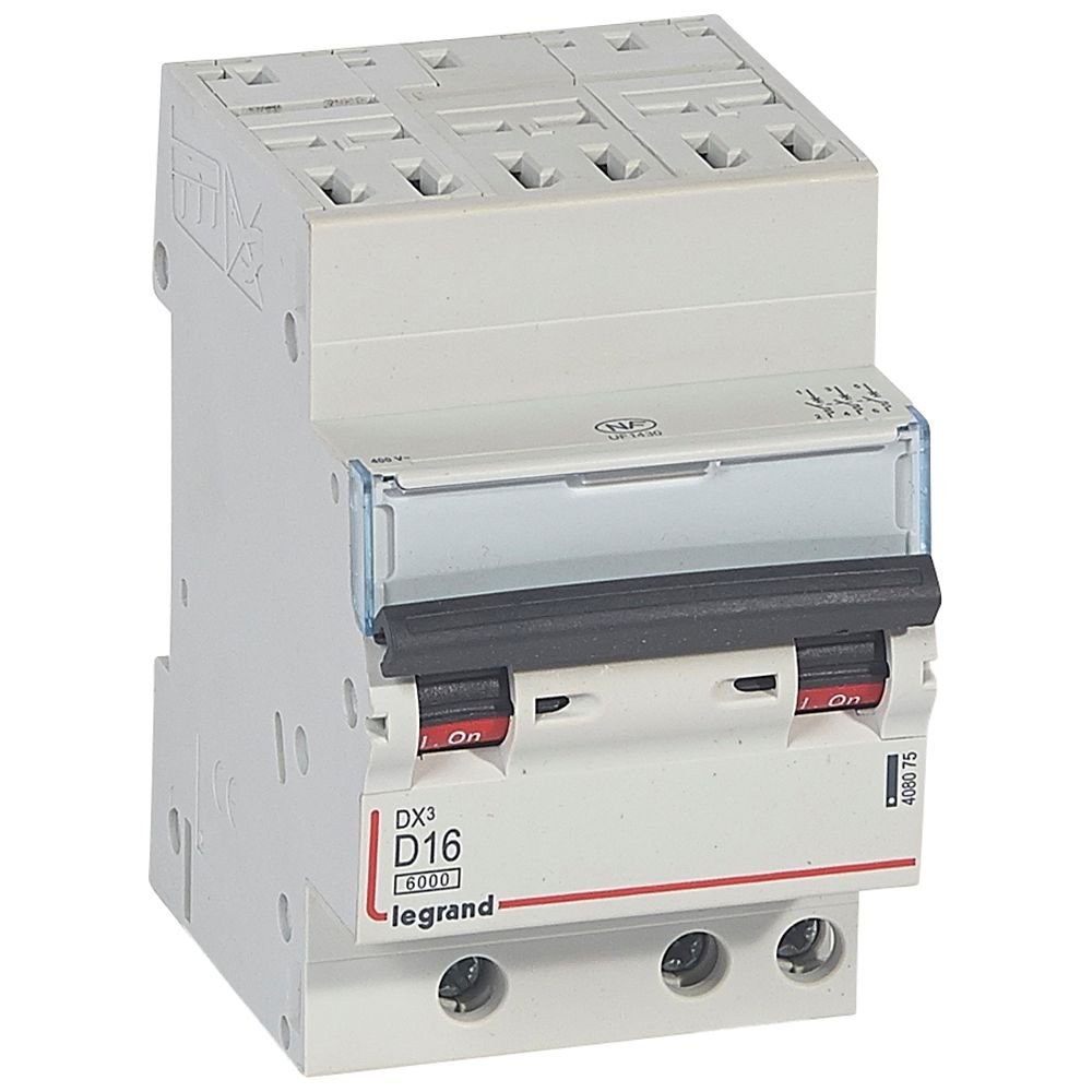 Disjoncteur Legrand DX3 3P D16 6000A automatique