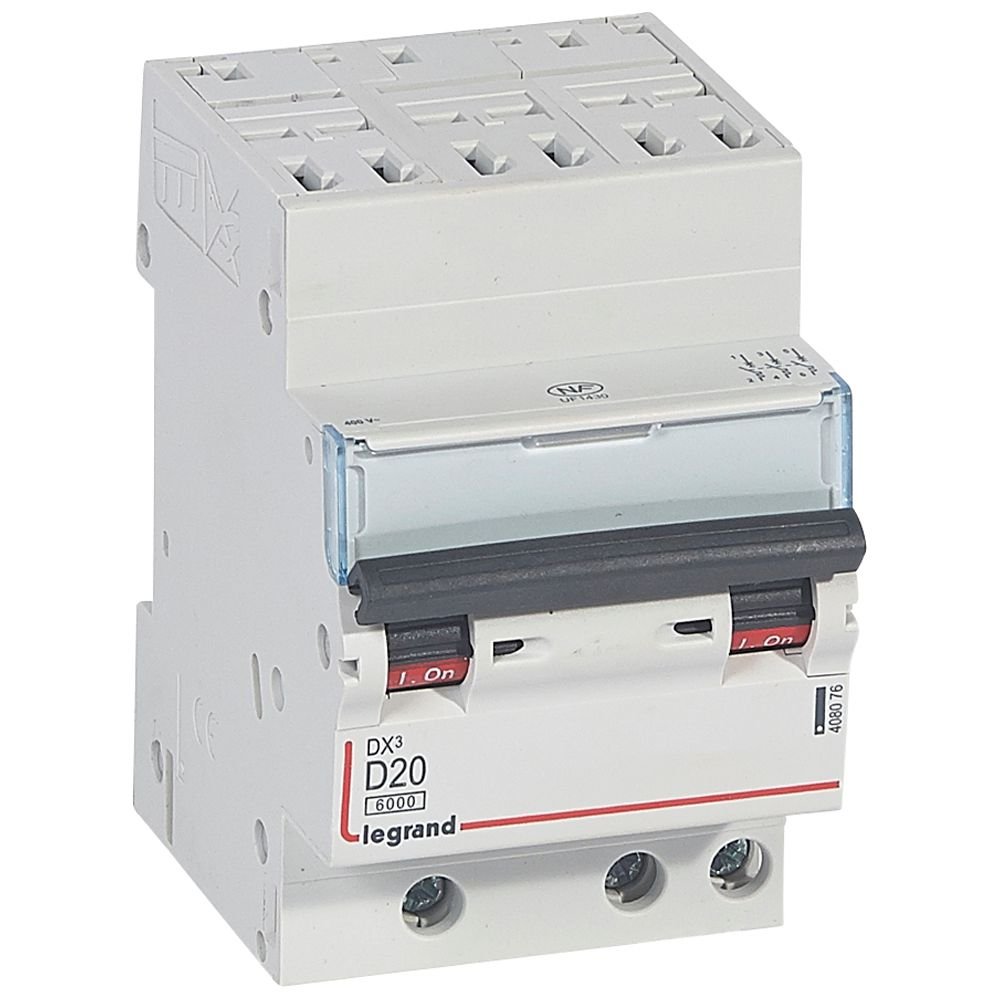 Disjoncteur Legrand DX3 3P D20 6000A automatique